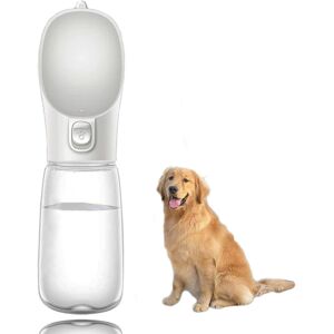 Bouteille D'eau Portable Pour Chien 550 Ml, Eau Pour Animaux De Compagnie De Qualité Alimentaire, Bol De Bouteille De Boisson De Voyage Pour Chien, Chat, Eau Potable, Voyage - Publicité