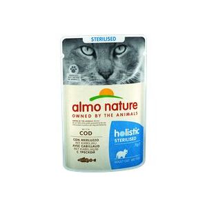 Almo Holistic Sterilised 30 X 70 G Avec Cabillaud