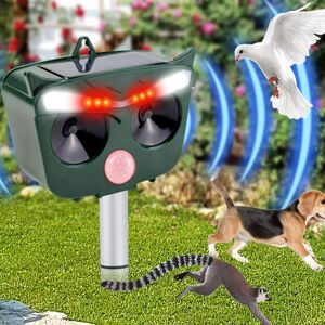 Repulsif Chat Exterieur,Solaire R¿¿Pulsif Chat Ultrason 6 Mode Fr¿¿Quence R¿¿Glable,Chargement Usb Repulsif Chien,Anti Chat Exterieur Puissant Pour Jardins,Champs,P¿¿Pini¿¿Res - Publicité