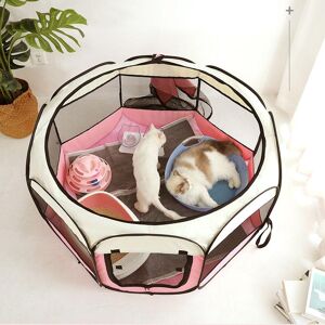 Chenils d extérieur portables, clôtures, tente pour animaux de compagnie, maisons pour grands et petits chiens, parc d intérieur pliable, chiot, chat, Cage pour animaux de compagnie, salle de livraison - Publicité