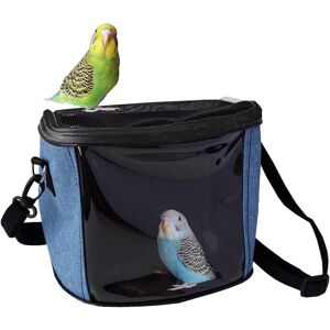 Better Me Cage de voyage pour perroquets, porte-oiseaux, léger, pour petits animaux, bonne Ventilation, dessus en maille, fenêtre de vue transparente - Publicité