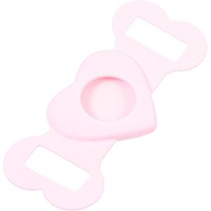 UKCOCO Etiquettes Doux Silicone Cas Portable Protecteur Coeur Forme Anti Couverture Cas pour Chien Sangle Bande Compatible pour Rose Étiquettes - Publicité