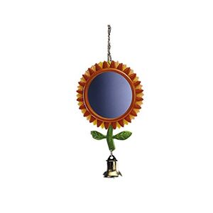Nobby Flower Mirror Cage Jouet avec Cloche pour Oiseau 24 cm - Publicité