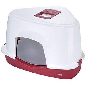 Europet Bernina Maison de Toilette d'angle de Très Grande Rouge Taille 56 x 70 / 46 cm - Publicité