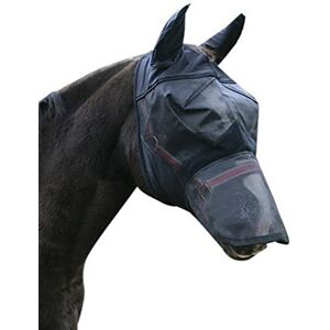 Kerbl 321273 Masque de protection anti-insectes avec protection des oreilles et du chanfrein pour poney - Publicité