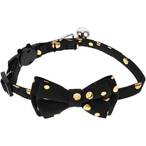 UKCOCO Collier De Chat Col Détachable Colliers De Chien Réglables Collier De Sécurité Pour Chiot Col Nœud Papillon Amovible Jeu De Chat Alliage D'aluminium Décorations Un Peu - Publicité