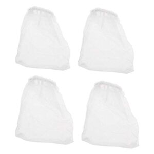 Ranuw Lot de 4 sacs filtrants réutilisables en nylon pour aquarium Pour nettoyer les graviers électriques Changeur d'eau Rondelle de sable Chauffage d'aquarium Thermomètres légers - - Publicité