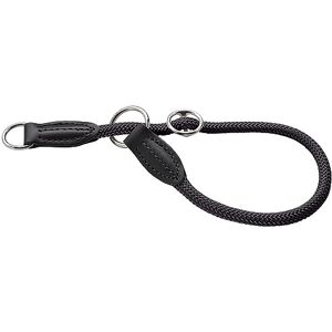 HUNTER Freestyle Collier de Dressage avec Bague d'arrêt, Noir (schwarz), Taille 40 (S-M) - Publicité