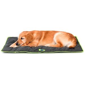 Ferplast Panier pour Chien Chat Lit Chien Petit Lavable Matelas Chien Coussin Chien Chat Imperméable & Anti-Rayures Tapis Chien pour Voitures, Niches Jolly, 98 x 65 CM, Noir - Publicité