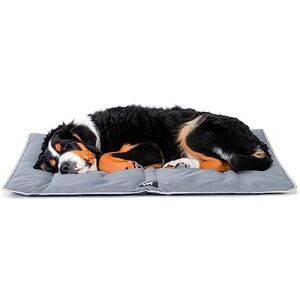 Ferplast Panier pour Chien Chat Lit Chien Très Grand Lavable Matelas Chien Coussin Chien Chat Imperméable & Anti-Rayures Tapis Chien pour Voitures, Niches Jolly, 108 x 79 CM, Gris - Publicité