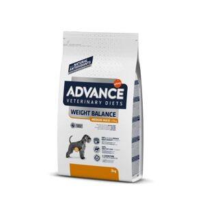Advance Veterinary Diets Weight Balance Medium & Maxi Croquettes pour Chiens avec des Problèmes de surcharge pondérale 3kg - Publicité