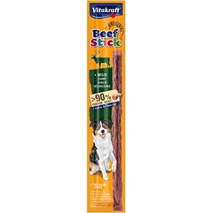 Vitakraft Beef Stick Friandise Chien Au Gibier- Alimentation Pour Chien Riche En Viande 1 Stick En Sachet Fraîcheur (12 g) - Publicité