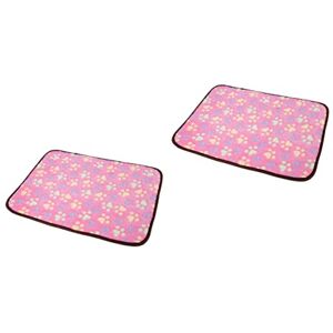 Angoily 2 Pièces Pet Cooling Mat Tapis hamac pour Hamsters Filtre sous Gravier pour Aquarium Matelas de Refroidissement pour Coussins d'été Animaux Coussin d'été Coussin de Siege - Publicité