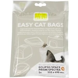 Europet Bernina Ebi, Easy Cat Eco Sac pour Bac Litière Jumbo pour Chat 555 x 690 mm, Contient 5 Pièces, Hygiénique, En forme de U, Adapté à tous les bacs à litière, Sac poubelle pour toilettes à Chat - Publicité