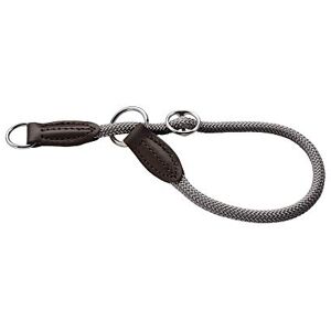 HUNTER Freestyle Collier de Dressage avec Bague d'arrêt, Gris (grau), Taille 40 (S-M) - Publicité