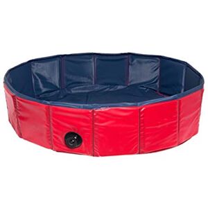 Karlie Doggy Pool / 31808 Piscine pour chien Rouge/bleu 160 cm - Publicité