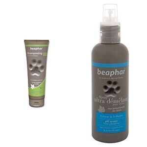 Beaphar – Shampoing Premium Doux Tous pelages pour Chien – 250ml & Spray Ultra-démêlant pour Chien – Extraits naturels d'Iris, de Lait de Karité et du polyphenol de Raisin 200 ML - Publicité