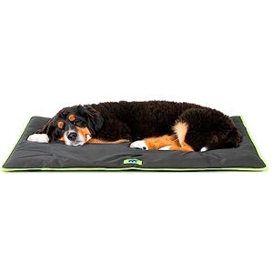 Ferplast Panier pour Chien Chat Lit Chien Très Grand Lavable Matelas Chien Coussin Chien Chat Imperméable & Anti-Rayures Tapis Chien pour Voitures, Niches Jolly, 108 x 79 CM, Noir - Publicité