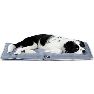 Ferplast Panier pour Chien Chat Lit Chien Moyen Lavable Matelas Chien Coussin Chien Chat Imperméable & Anti-Rayures Tapis Chien pour Voitures, Niches Jolly, 83 x 50 CM, Gris - Publicité