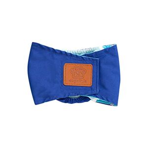 OBiQuzz Enveloppez chiots mâles absorbants lavables chiens mâles réutilisables chiens âgés et mâles à couches incontinence Couches super-chiens Harnais chien Accessoires hommes (bleu, S) - Publicité