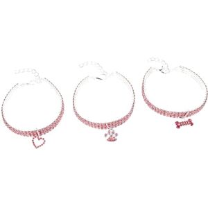 FRCOLOR 12 Pièces Collier pour Animaux de Compagnie Accessoire pour Chien Collier décoratif pour Chat Un Collier Accessoire Chat Collier décoratif pour Animaux de Compagnie l'amour décorer - Publicité