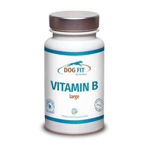 DOG FIT by PreThis ® Vitamine B Complexe pour Chiens   Vitamines B de Haute qualité B1, B2, B3, B5, B6, B7, B9 et B12   Large à partir de 25 kg - Publicité