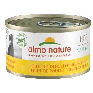 almo nature Pâtée pour Chien HFC Natural Lot de 6 boîtes x 95 g Filet de Poulet - Publicité