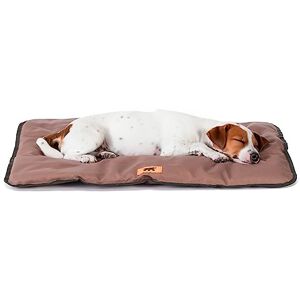 Ferplast Panier pour Chien Chat Lit Chien Petit Lavable Matelas Chien Coussin Chien Chat Imperméable & Anti-Rayures Tapis Chien pour Voitures, Niches Jolly, 65 x 48 CM, Marron - Publicité