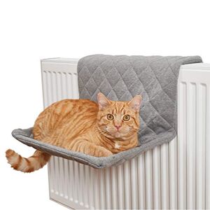 PiuPet ® Hamac Chat radiateur I pour Les Chats jusqu'à 7kg I Tous radiateurs Courants I Lit Chat I Hamac Chat I Panier Chat - Publicité