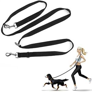 BingoPaw Laisse mains libres pour chien Multifonctionnelle Double coupleur Réglable 1,8 m Laisse de dressage pour chien Pour promener et courir - Publicité