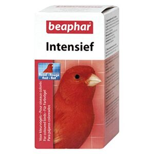 Beaphar – Rouge intense pour canari, linotte, chardonneret élégants et cardinaux – Favorise la brillance et la coloration rouge du plumage – Intensifie le plumage des oiseaux – 50g - Publicité