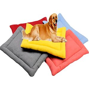 ping bu Matelas de cage doux pour chien Tapis apaisant pour chien de taille moyenne et grande Coussin chaud d'hiver lavable et apaisant (50 x 70 cm, gris) - Publicité