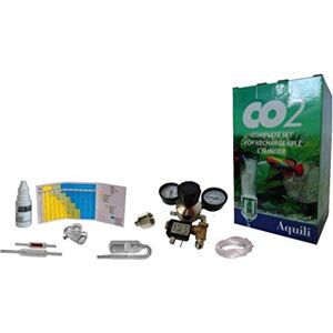 Aquili CO206T Kit CO2 Complet pour Bouteille Rechargeable, modèle Top - Publicité