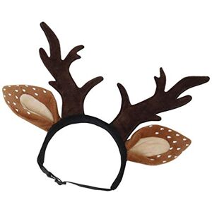 UKCOCO Bandeau Chien Chat Wapiti Costume De Cerf pour Chat Poils d'animaux De Noël Bandeau De Noel pour Chat Déguisement De Noël Chat Noël Costumes De Chat Bois De Chat Chien Cerf Mori - Publicité