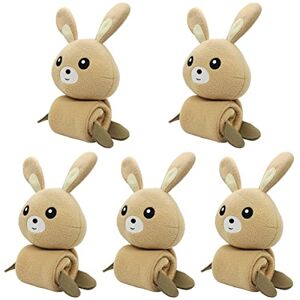 POPETPOP 5 Pièces Alimentation Jouet Forme Jouets à Mâcher Interactif Résistant à l'usure Chaton Formation Enrichissement pour Animaux de Compagnie Soulagement en Forme de Lapin Résistant - Publicité