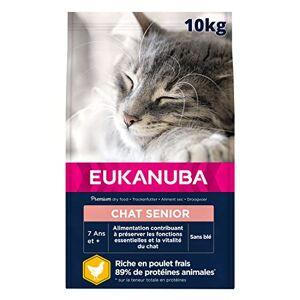 Eukanuba Chat Senior Condition Optimale Toutes Races Poulet 10kg - Publicité