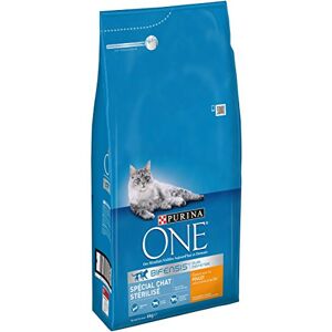 PURINA ONE Spécial Chat Stérilisé Au Poulet Et Au Blé Croquettes pour Chat Adulte, 6kg - Publicité