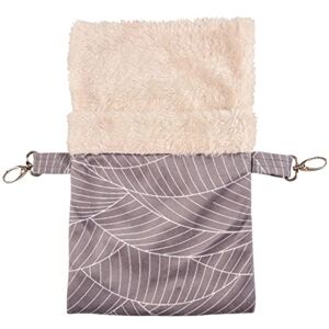 Duvoplus , Elm Sac Suspendu en Peluche L 28x18x1CM Gris/Blanc, Rongeur, Gris/Blanc, Rongeurs - Publicité