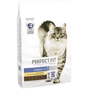 PERFECT FIT Indoor 1+ Croquettes pour chat adulte à partir de 1 an Poulet Soutient la vitalité 7kg - Publicité