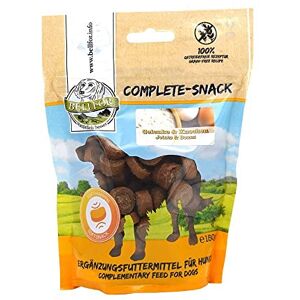 Bellfor Friandise complète Articulations & Os Complément Alimentaire pour Les ligaments et tendons de Votre Chien Selon Le procédé de pressage à Froid 80 Snacks 150 g - Publicité