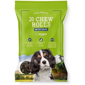 by Amazon Friandises pour chiens 20 rouleaux mâcher avec tripes, 200 g - Publicité