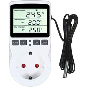 VISLONE Thermostat numérique pour reptiles avec minuterie et sonde pour prises contrôlées par la température pour terrarium, aquarium, reptiles avec germination des semences - Publicité