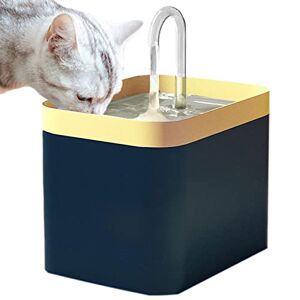 Fabixoin Fontaine À Eau pour Compagnie, Abreuvoir pour Chien, Ultra Silencieuse 1.5 L Fontaine A Eau Chat sans Fil, Chat Fontaine d'eau pour Compagnie avec Filtre, Fontaine À Eau Facile À Nettoyer - Publicité