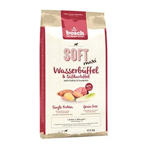 Bosch HPC SOFT Maxi Buffle d'eau et patate douce Croquettes semi-moelleuses pour chiens adultes de grande race Monoprotéines Sans céréales 1 x 12,5 kg - Publicité