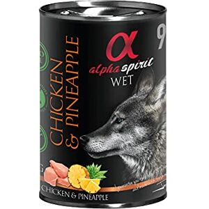 Alpha Spirit Wet Dog Pollo con Piña 400g (6uds) - Publicité