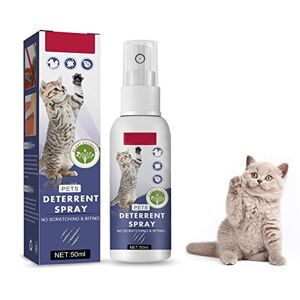 CBROSEY Spray Anti Griffure Chat,Spray Anti Griffure,Spray Anti Griffure Chat Canapé,Spray éducateur pour Chat,Protecteur de Meubles Contre Les Rayures de Chat,Protège Vos Rideaux,Canapés,Tapis,Meubles,50ml - Publicité