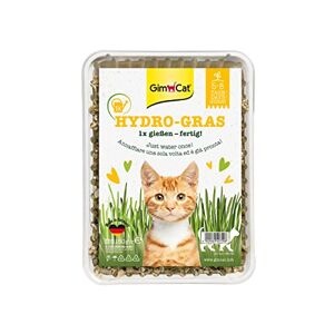 GimCat Hydro-Gras Herbe à chat fraîche issue d’une culture en plein air contrôlée en seulement 5 à 8 jours 1 barquette (1 à 150 g) - Publicité