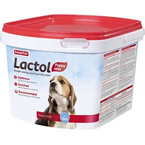 Beaphar LACTOL Lait maternisé pour chiot en poudre Enrichi en DHA Source de protéines de haute qualité Pour chiot non sevré, femelle gestante ou allaitante et chien âgé ou malade 2 kg - Publicité