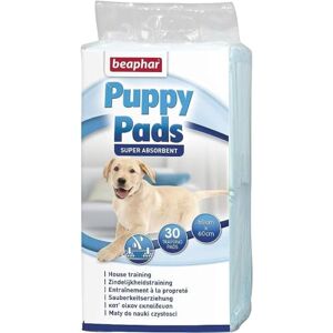 Beaphar – Puppy Pads, tapis propreté pour chiot et chien – Tapis éducateur permettant d’enseigner la propreté aux animaux – Ultra-absorbant – Hygiène optimale – Pratique à utiliser – 30 tapis - Publicité