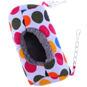 BESPORTBLE Nid De Haging pour Animaux De Compagnie en Coton Cage pour Animaux Cages pour Hamsters Literie pour Chinchillas Hamac en Peluche Hamac Jouet Lit pour Animaux De Compagnie Perroquet - Publicité